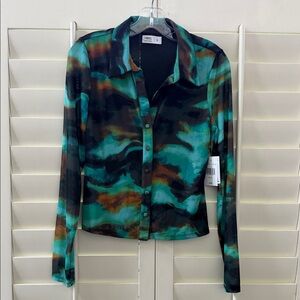 Tinsel Multicolor Button-Down Shirt